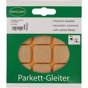 Parkettgleiter - Parkettgleiter Premium 25 x 25mm Filz natur eck.selbstkl. – Bild 1