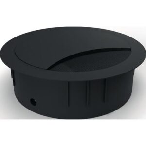 Kabeldurchführung - Kabeldf.EXIT R Zamak schwarz EL.-D.60mm 12/144 BMB – Bild 1