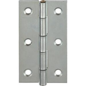 Scharnier - Scharnier H.100mm B.52mm S.1,6mm STA blau verz.gerollt,schmal VORMANN – Bild 1