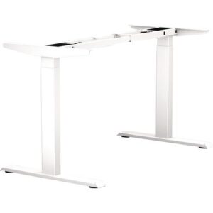 Steh-Sitz Tischgestell - Steh-Sitz Tischgestell E-MORE 2M2S weiß RAL 9010 H.700-1200mm BMB – Bild 1
