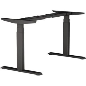 Steh-Sitz Tischgestell - Steh-Sitz Tischgestell E-MORE 2M3S GS schwarz RAL 9017 H.640-1290mm BMB – Bild 1