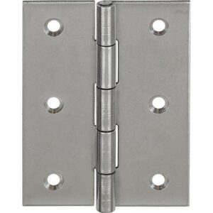 Scharnier - Scharnier 10502 H.40mm B.32mm S.0,9mm VA gerollt,halbbreit VORMANN – Bild 1