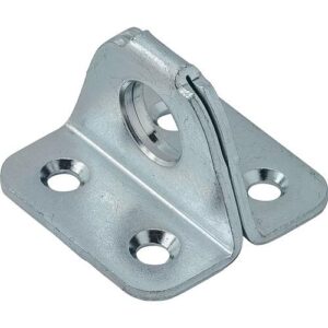 Ösenplatte - Ösenplatte L.35mm H.25mm S.2mm STA blau verz.Ösen-D.11,5mm VORMANN – Bild 1