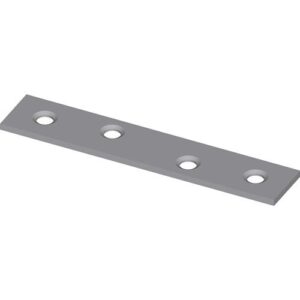 Verbindungsblech - Verbindungsblech L.80mm B.15mm S.2,0mm VA blau chroma.HOHAGE – Bild 1