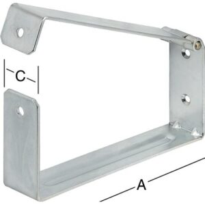 Leiter- und Gerätehalter - Leiter- u.Geräteh.L.200mm H.90mm B.40mm VORMANN – Bild 1