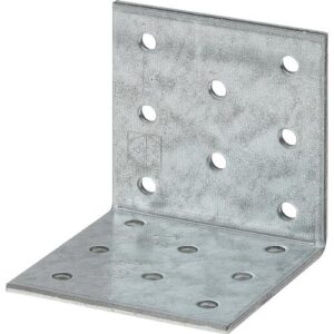 Lochplattenwinkel - Lochplattenwinkel 80x80x80mm S.2,5mm VORMANN – Bild 1