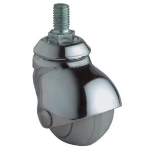 Kugellenkrolle - Kugellenkrolle D.40mm Trgf.30kg M10 Gum.grau BS ROLLEN – Bild 1