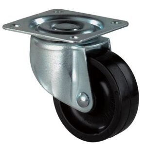 Lenkrolle - Lenkrolle D.25mm Trgf.15kg m.Platte Ku.schwarz BS ROLLEN – Bild 1
