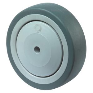 Ersatzrad - Ersatzrad D.100mm Trgf.100kg Gum.grau Achs-D.8mm Nabenl.36,5mm BS ROLLEN – Bild 1