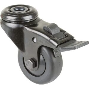 Lenkrolle mit Totalfeststeller - Lenkrolle m.Festst.D.50mm Trgf.50kg m.Festst. – Bild 1