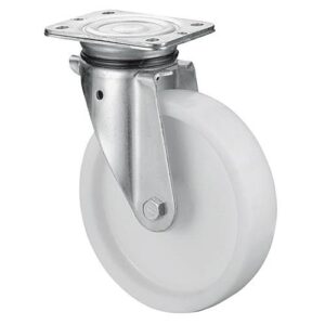 Schwerlast-Lenkrolle - Schwerlast-Lenkrolle D.250mm Trgf.600kg Ku.Platte L138xB110mm BS ROLLEN – Bild 1