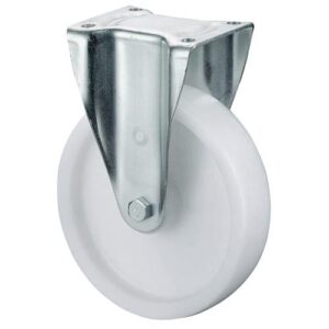Schwerlast-Bockrolle - Schwerlast-Bockrolle D.250mm Trgf.600kg Ku.Platte L138xB110mm BS ROLLEN – Bild 1
