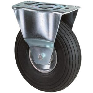 Luftrad - Luftrad D.260mm Trgf.130kg Bockrolle m.Platte Rillenprofil BS ROLLEN – Bild 1