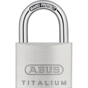 Zylindervorhangschloss - Zylindervorhangschloss 64TI/40 Schlosskörper-B.40mm Titalium versch.-schl.ABUS – Bild 1