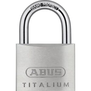 Zylindervorhangschloss - Zylindervorhangschloss 64TI/50 gl Schlosskörper-B.50mm Titalium gl.6511 ABUS – Bild 1