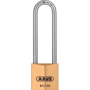 Zylindervorhangschloss - Zylindervorhangschloss 85/30HB65 gl Schlosskörper-B.30mm MS gl.0402 ABUS – Bild 1