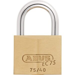 Zylindervorhangschloss - Zylindervorhangschloss 75/40 gl.-7341 Schlosskörper-B.39,5mm MS gl.ABUS – Bild 1