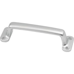 Handgriff - Handgriff A.26mm L.140mm B.38mm Alu-Guss silberf.elox.Löcher 4,D.3,7mm HERMETA – Bild 1