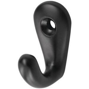 Handtuchhaken - Handtuchhaken 0557 1 Hak.H.36mm Alu.ku.-besch.schwarz A.27mm HERMETA – Bild 1