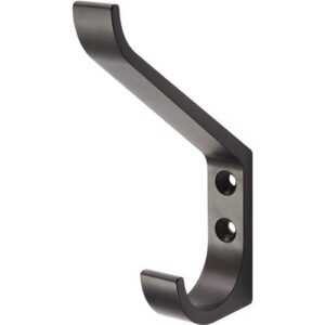 Huthaken - Huthaken 0148 einfach A.86,5mm Alu.schwarz ku.-besch.H.135mm HERMETA – Bild 1