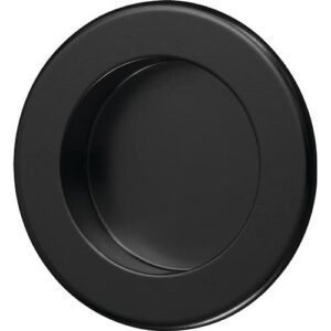 Muschelgriff - Muschelgr.Alu.schwarz pulv.rd.EL.-D.50mm HERMETA – Bild 1