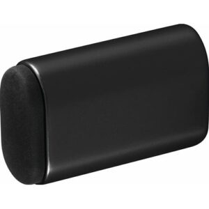 NW Wandtürpuffer Aluminium - 4700/4702/4704 Alu.schwarz ku.-besch.L.60mm HERMETA – Bild 1