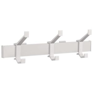 Wandgarderobe - Wandgarderobe Alu.F1 ma silber 3 Hut-/Mantelhaken L.410mm – Bild 1