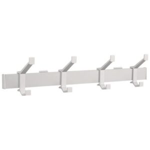 Wandgarderobe - Wandgarderobe Alu.F1 ma silber 4 Hut-/Mantelhaken L.570mm – Bild 1