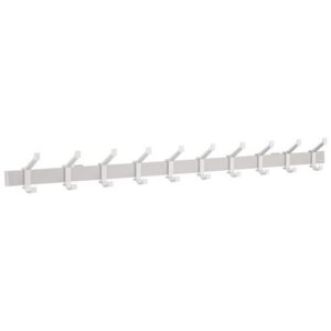 Wandgarderobe - Wandgarderobe Alu.F1 ma silber 10 Hut-/Mantelhaken L.1250mm – Bild 1