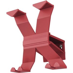 Wandgarderobe - Wandgarderobe Alu.4HakenLänge 170mm erdbeerrot – Bild 1