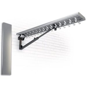 Klappgarderobe - Klappgarderobe Alu.F1 naturf.16 Mantelh.L.950mm Hakenabstand 100mm – Bild 1