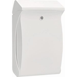 Briefkasten - Briefkasten Swing 4905 W H.419mm B.271mm T.129mm weiß Ku.DIN C4 BURG-WÄCHTER – Bild 1