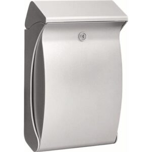 Briefkasten - Briefkasten Swing 4906 Si H.419mm B.271mm T.129mm silber Ku.DIN C4 BURG-WÄCHTER – Bild 1