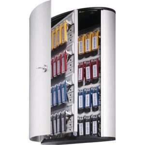 Schlüsselschrank - Schlüsselschrank Key-Box H400xB302xT118mm 1-türig Zylinderschl.Anz.Hak.72 – Bild 1