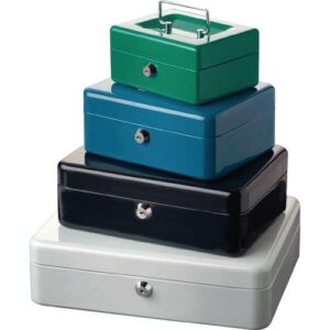 Geldkassette - Geldkassette MONEY B.125xH.60xT.95mm blau STA lack. – Bild 1