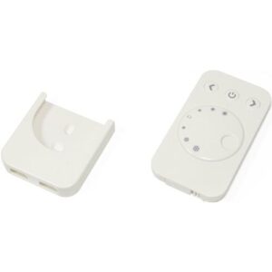 LED Funkfernbedienung - LED Funkfernbedienung Ser.Frankfurt inkl.Wandhalterung 1-Kanal weiß L&S – Bild 1