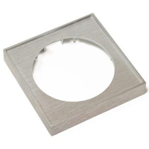 Aufbauring - Aufbauring eck.L.67mm Edelstahloptik glatt L&S – Bild 1