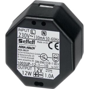 Netzteil - Netzt.Ausgangsspannung 12V DC Unterputz Eingangsspannung 230V AC ASSA ABLOY – Bild 1
