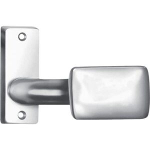 Türknopf - Türknopf 485 Leichmetall F1/silberf.gekr.ktg fest/drehb.B.65mm H.44mm AMF – Bild 1