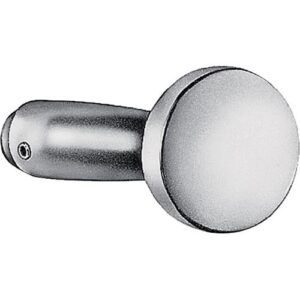 Türknopflochteil - Türknopflochteil 478L LM F1/silberf.gekr.rd.60mm AMF – Bild 1