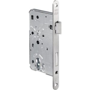 Objekt-Einsteckschloss - Objekt-Einsteckschloss 0515 PZW 20/ 60/72/8mm DIN R alufin.silber rd Kl 3 Zinkd. – Bild 1
