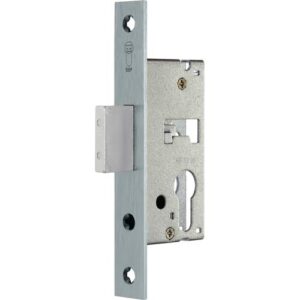 Rohrrahmen-Riegel-Einsteckschloss - RR-Riegel-Einsteckschloss PZ 24/45mm DIN L/R VA ktg.Stulpl.160mm SSF – Bild 1