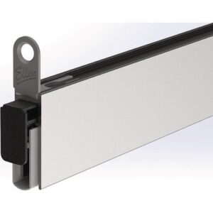 Türdichtung - Türdichtung EllenMatic Soundproof Slim 1 stg.L.1208mm B.10mm Silik.blk silber – Bild 1