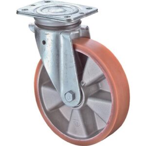 Lenkrolle - Lenkrolle D.150mm Trgf.250kg m.Platte Guß-PUR BS ROLLEN – Bild 1