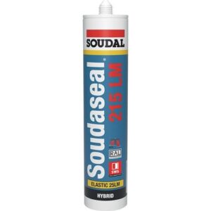 Hybridpolymerdichtstoff - Hybridpolymerdichtstoff SOUDASEAL 215 LM weiß 290ml Kartusche SOUDAL – Bild 1