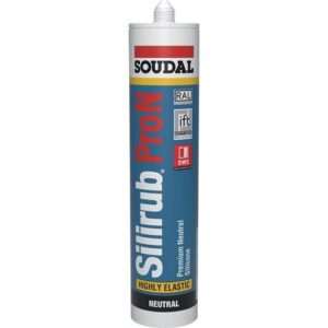 Silikondichtstoff - Silikondichtstoff Silirub ProN anth.300ml Kartusche SOUDAL – Bild 1
