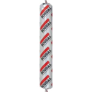 Silikondichtstoff - Silikondichtstoff Silirub ProN schwarz 600ml Schlauchbeutel SOUDAL – Bild 1