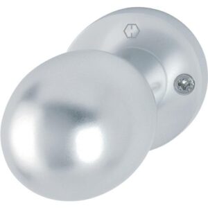 Knopfrosette - Knopfrosette 50/11 Alu.F1 Aufn.M12 Kugelknopf HOPPE – Bild 1
