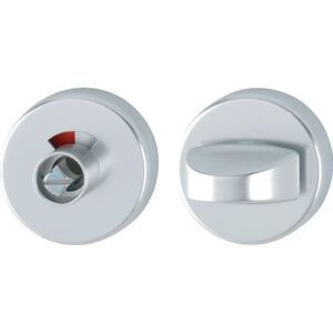 Schlüsselrosetten-Paar - Schlüsselrosetten-Paar 42KVS Alu.F1/naturf.Schildst.9mm RWSK/OL rd.HOPPE – Bild 1