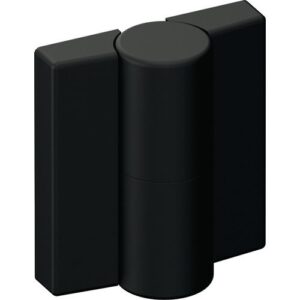 Scharnier - Scharnier DIN li.H.52mm B.47mm PA m.Metalleinleger tiefschwarz,ma HEWI – Bild 1